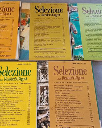 5 RIVISTE 1969 SELEZIONE READERS DIGEST