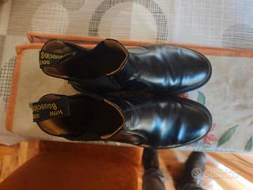 DR. Martens 1461 nere MONE stivaletto senza lacci 