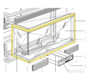 Palazzetti Telaio portavetro Ecopalex 76 SX