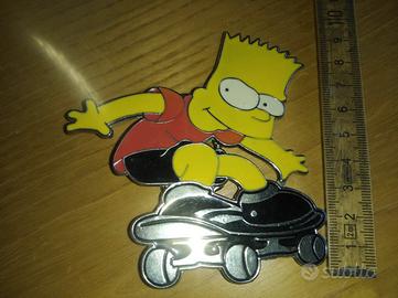 BART SIMPSON SKATE FIBBIA DA  COLLEZIONE SERIE TV