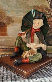 Statuetta Capodimonte “Barbone” A.G. 1970