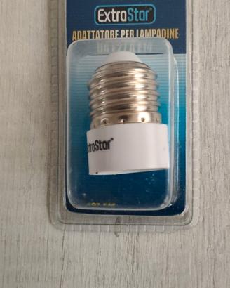 adattatore per lampadine da E27 a E14 