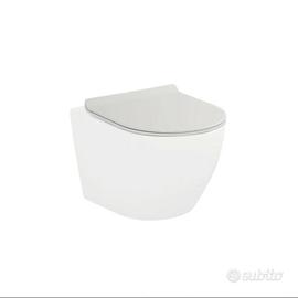 Copriwater bianco con chiusura soft close 