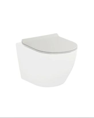 Copriwater bianco con chiusura soft close 