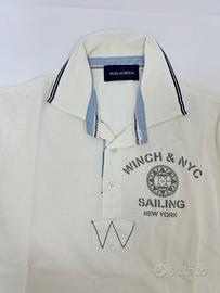 POLO UOMO PIQUET-TGM/4 STILE YACHTING-NUOVA