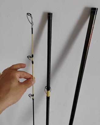 Canna da pesca surf casting e mulinello