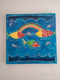 Quadro olio su tela Nicola Artico  originale 