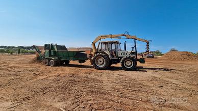 Trattore lamborghini 874-90 + husmann hfg iv