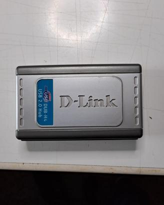 HUB D-LINK USB 2.0 4 PORTE ALIMENTATO