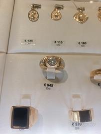 Nello uomo in Oro Giallo e Bianco 9Kt