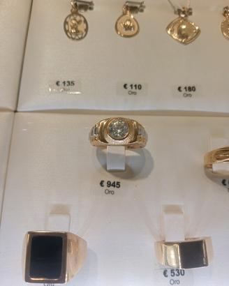 Nello uomo in Oro Giallo e Bianco 9Kt