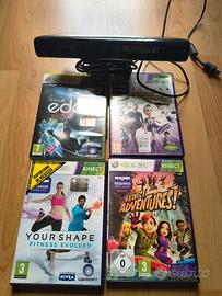Kinect Xbox 360 + giochi lotto