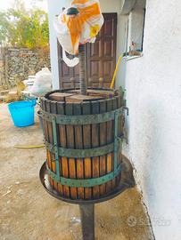 torchio per vino idraulico
