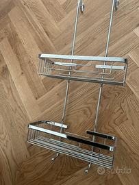 Portaoggetti 2 piani per doccia Lineabeta