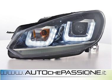 Coppia Fanali anteriori LED GTD look per GOLF 6 20