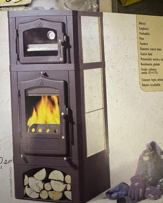 Stufa a legna con forno ARCE
