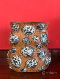 Vaso ceramica decorato