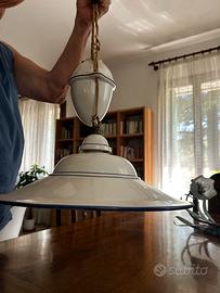 Lampadario altoatesino sospensione contrapperso