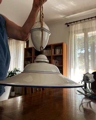 Lampadario altoatesino sospensione contrapperso