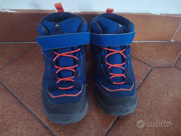 Scarpe trekking bambino impermeabili n. 31
