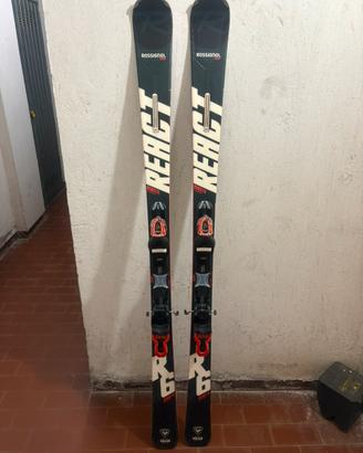 Sci Rossignol React 6 Compact - L. 163 cm R. 13