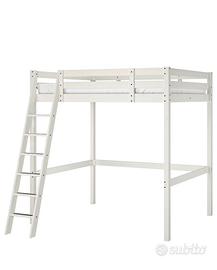 Soppalco stoke ikea bianco