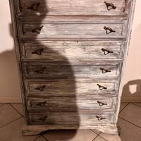 Cassettiera stile Shabby