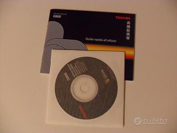 Toshiba Portege G900 - Guida rapida e CD originale