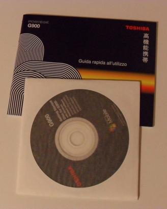 Toshiba Portege G900 - Guida rapida e CD originale