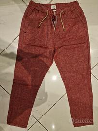 Pantaloni uomo Gaudì relaxed fit rosso taglia M