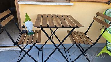 Set da Bistrot - Tavolino e Sedie pieghevoli
