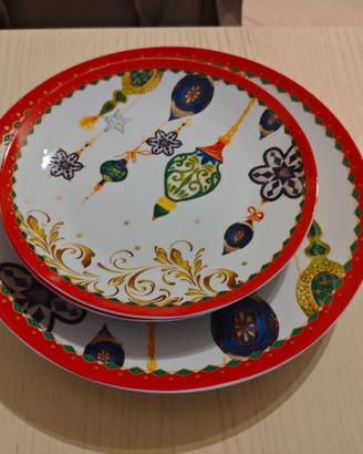 Set piatti Terna Christmas Nagic