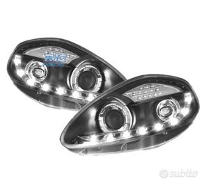 FARI FIAT GRANDE PUNTO 05-08 LUCE DIURNA FONDO NER