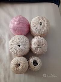 Gomitoli per uncinetto 6pz