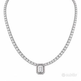 Collier tennis con diamanti 8,93ct
