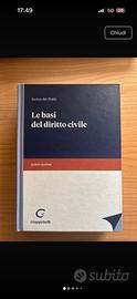 Le basi del diritto civile di Enrico Del Prato. 