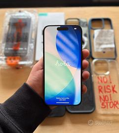 iPhone 15 Pro da 256GB Blu perfetto (+accessori)