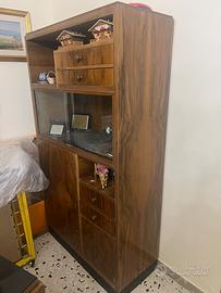 Libreria vetrina alta