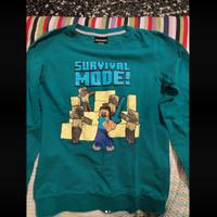 Felpa ragzzo minecraft