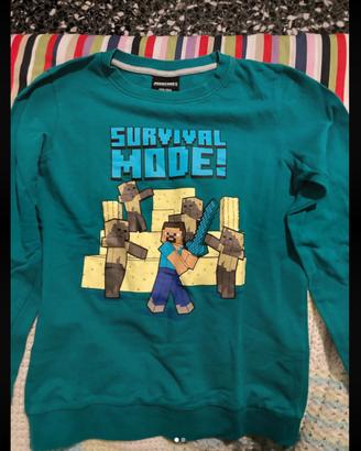 Felpa ragzzo minecraft