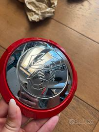 Lotto 4 coprimozzo coppette cerchi ruote Abarth