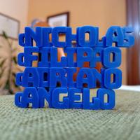 Portachiavi con Nome Personalizzato