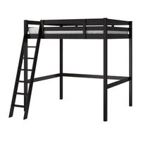Storå Struttura letto soppalco nero ikea 140x200