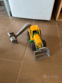 Gioco da spiaggia escavatore