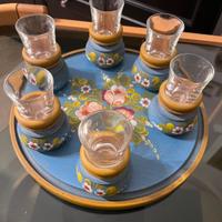 Servizio bicchieri punch arrigianale