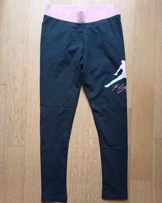 Leggings Jordan ragazza neri e rosa - 12/13 anni