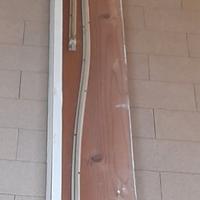 2 Bonagrazie per tende con mantovana in legno