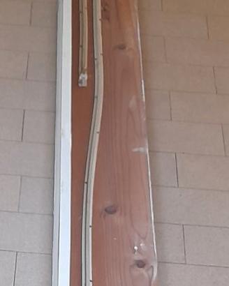 2 Bonagrazie per tende con mantovana in legno