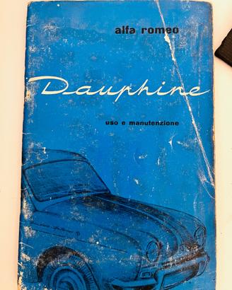 Uso e manutenzione dauphine alfa romeo