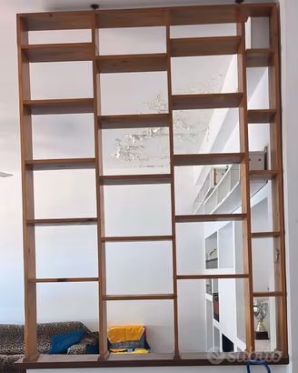 Libreria Divisoria in Legno  Noce